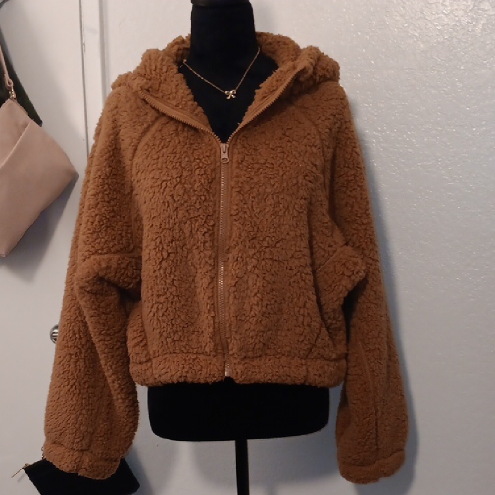 Wild Fable Cozy Tan Teddy Jacket